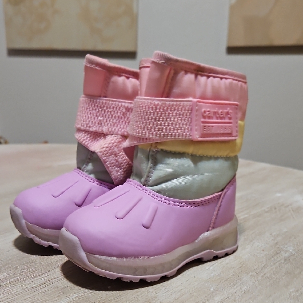 Carter's Pink and Cream Kids Boots